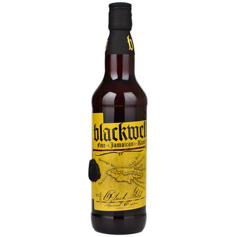 BLACKWELL BLACK GOLD FINE JAMAICAN  RUM 750ml