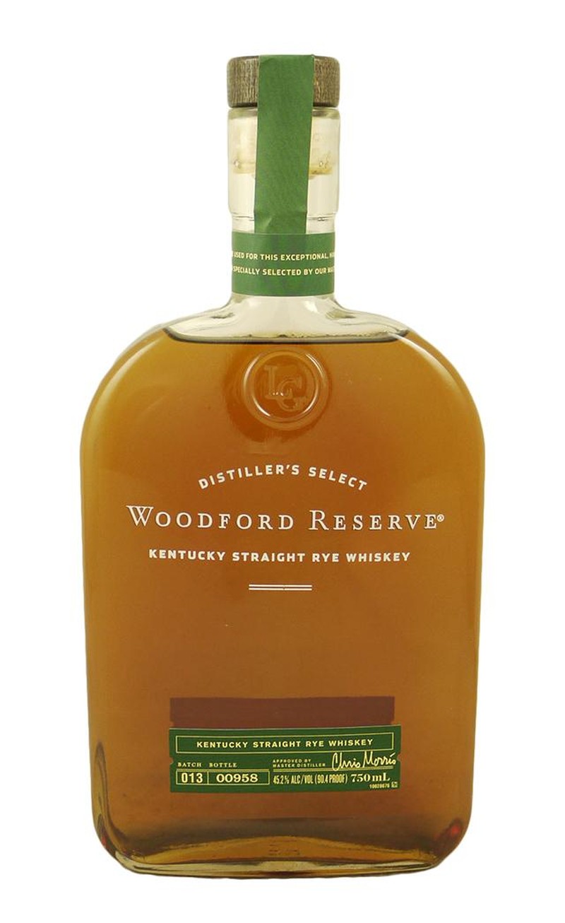 WOODFORD RESERVE RYE BOURBON WHISKEY  750ml