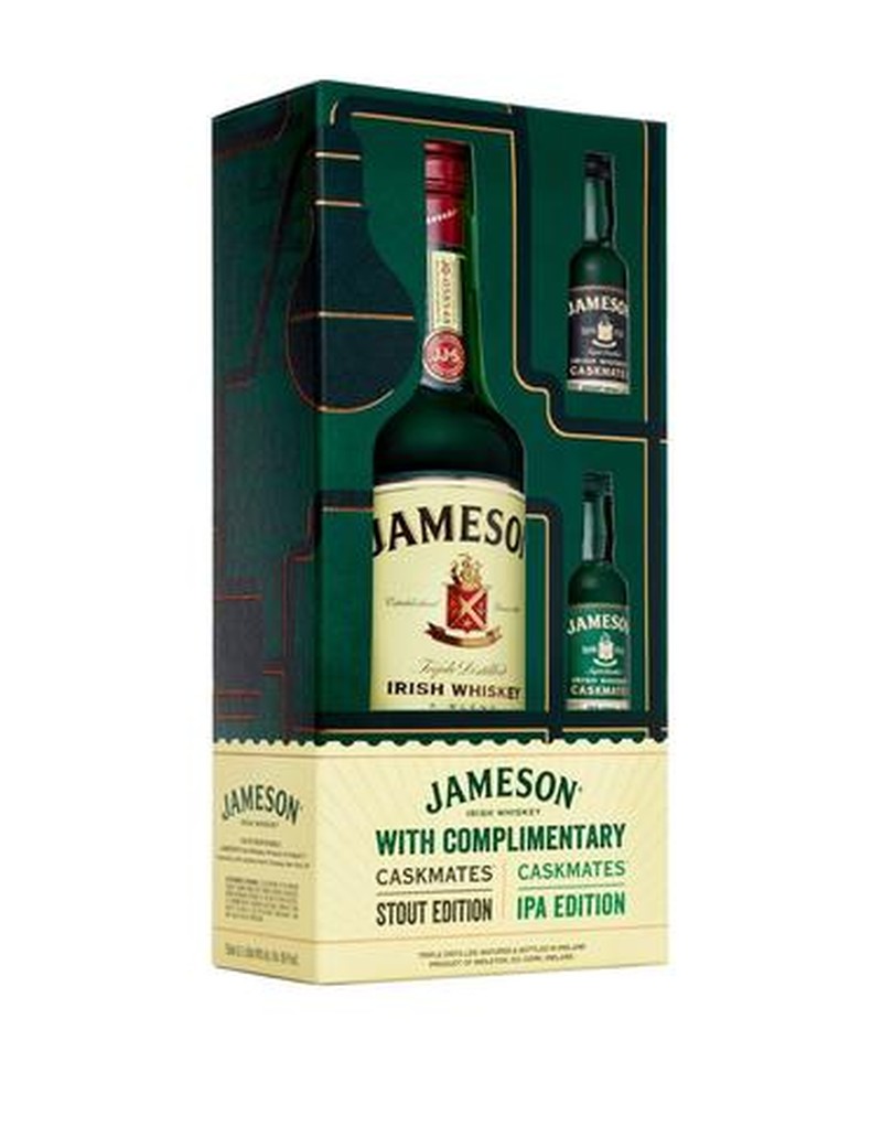 JAMESON ORIGINAL  WITH 2 MINI BOTTLES GIFT SET  750ML