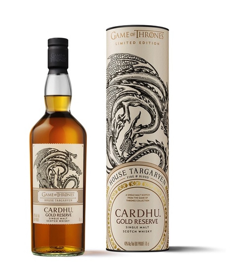 GAME OF THRONES CARDHU GOLD RESERVE  LIMITED EDITION 750ML