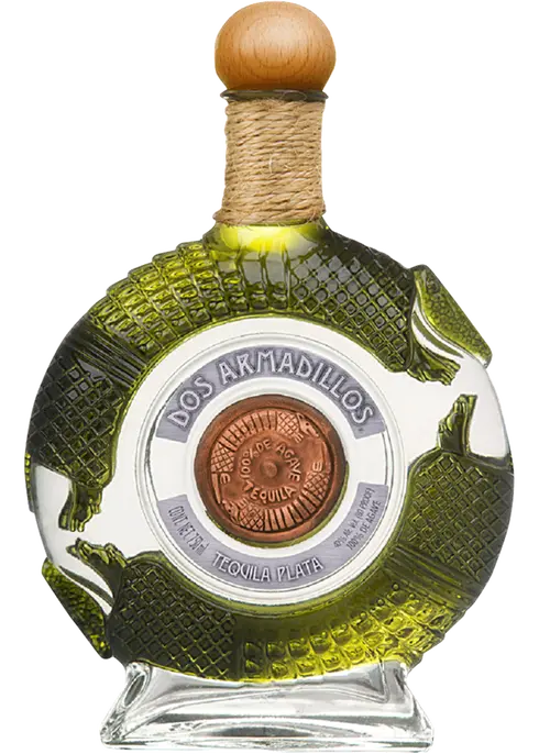 DOS ARMADILLOS SUPER PREMIUM TEQUILA  SILVER 750ML