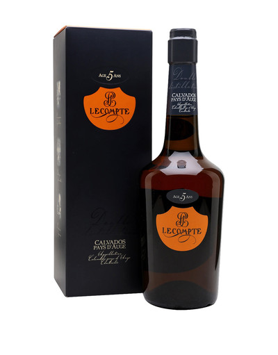 CALVADOS PAY D' AUGE DOUBLE DISTILLATION LECOMPTE 5 YRS 750ML