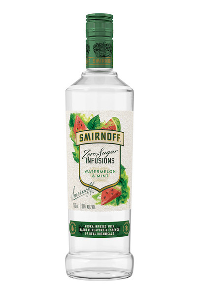 SMIRNOFF ZERO ZUGAR INFUSIONS WATERMELON & MINT 750ML