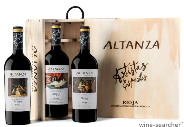 2011 ALTANZA  ARTISTAS ESPANOLES VELAZQUEZ RESERVA RIOJA 750ML