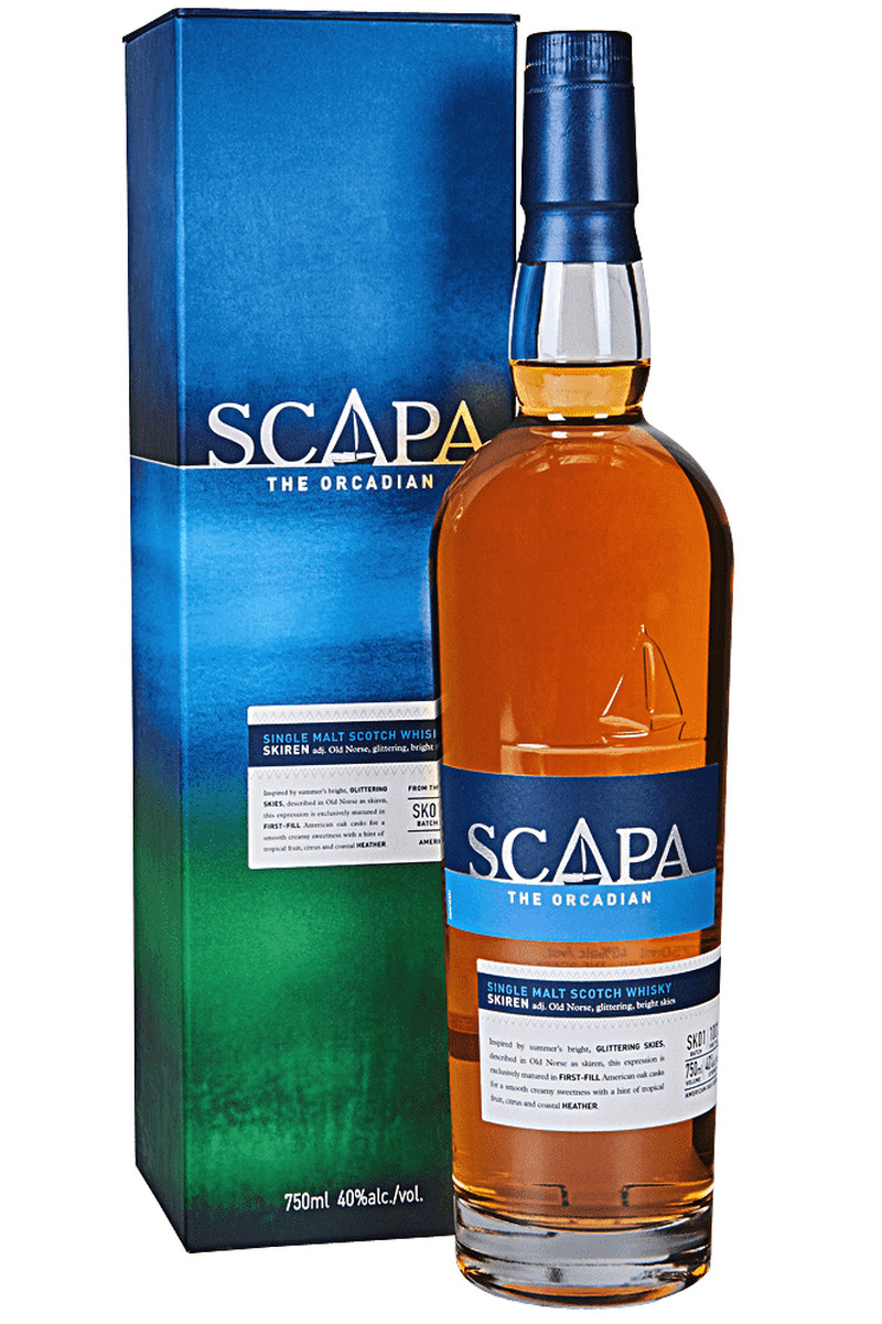 SCAPA SKIREN SINGLE MALT SCOTCH WHISKEY 750ml