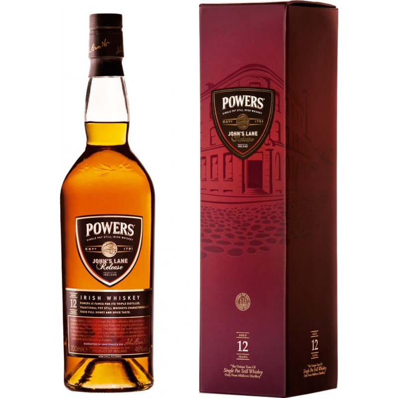 POWER JOHNS LANE RELEASE 12 YEARS  SINGLE POT STILL 750ml