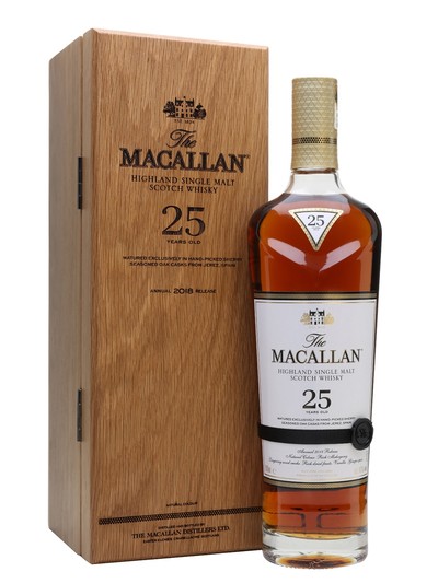 THE MACALLAN 25 YRS SHERRY OAK 750ML