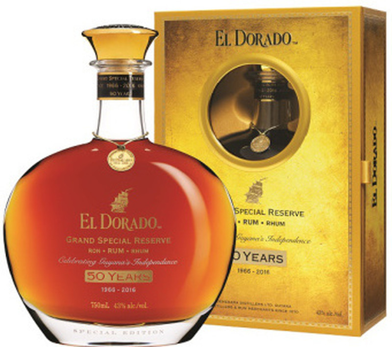 EL DORADO GRAN SPECIAL RESERVE RUM  50 YRS  750ML