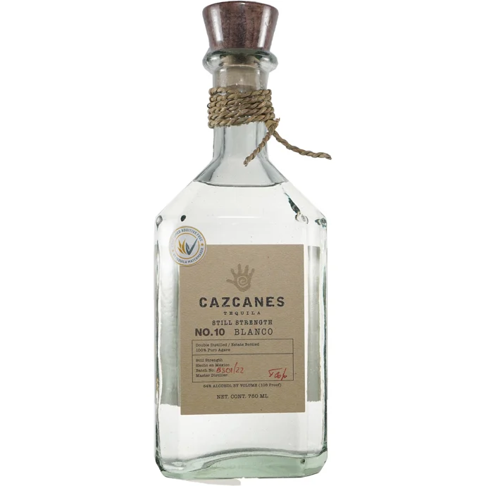 CAZCANES TEQUILA No 10 BLANCO 750ML