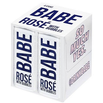 BABE ROSE WITH BUBBLES  4PK  250ML