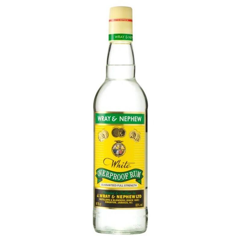 WRAY & NEPHEW WHITE  OVERPROOF RUM  750ml