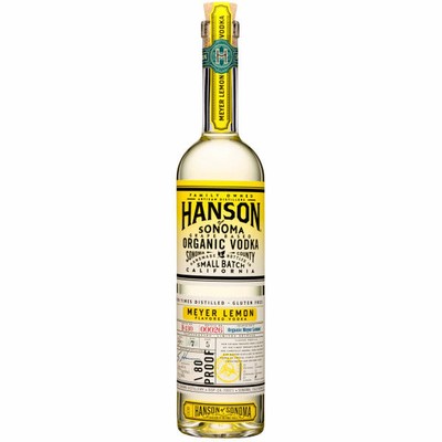 HANSON ORGANIC  VODKA LEMON 750ML