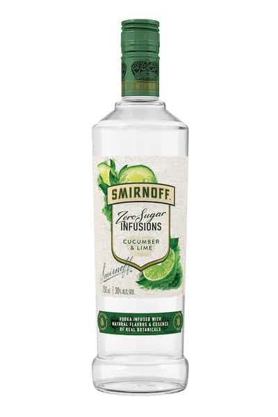 SMIRNOFF ZERO ZUGAR INFUSIONS CUCUMBER & LIME 750ML