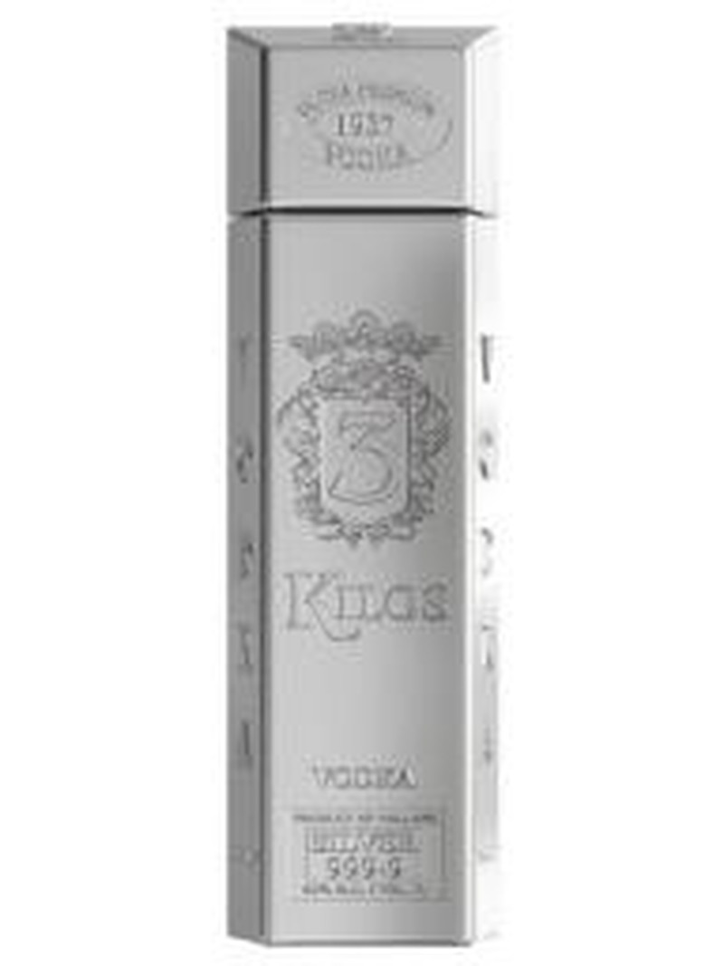 3 KILOS  SILVER VODKA 750ml