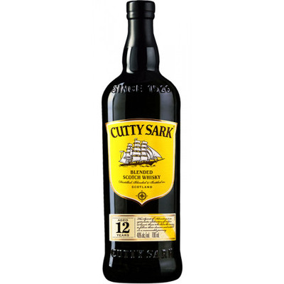 CUTTY SARK BLENDED SCOTH WHISKY 12 YR 750ML