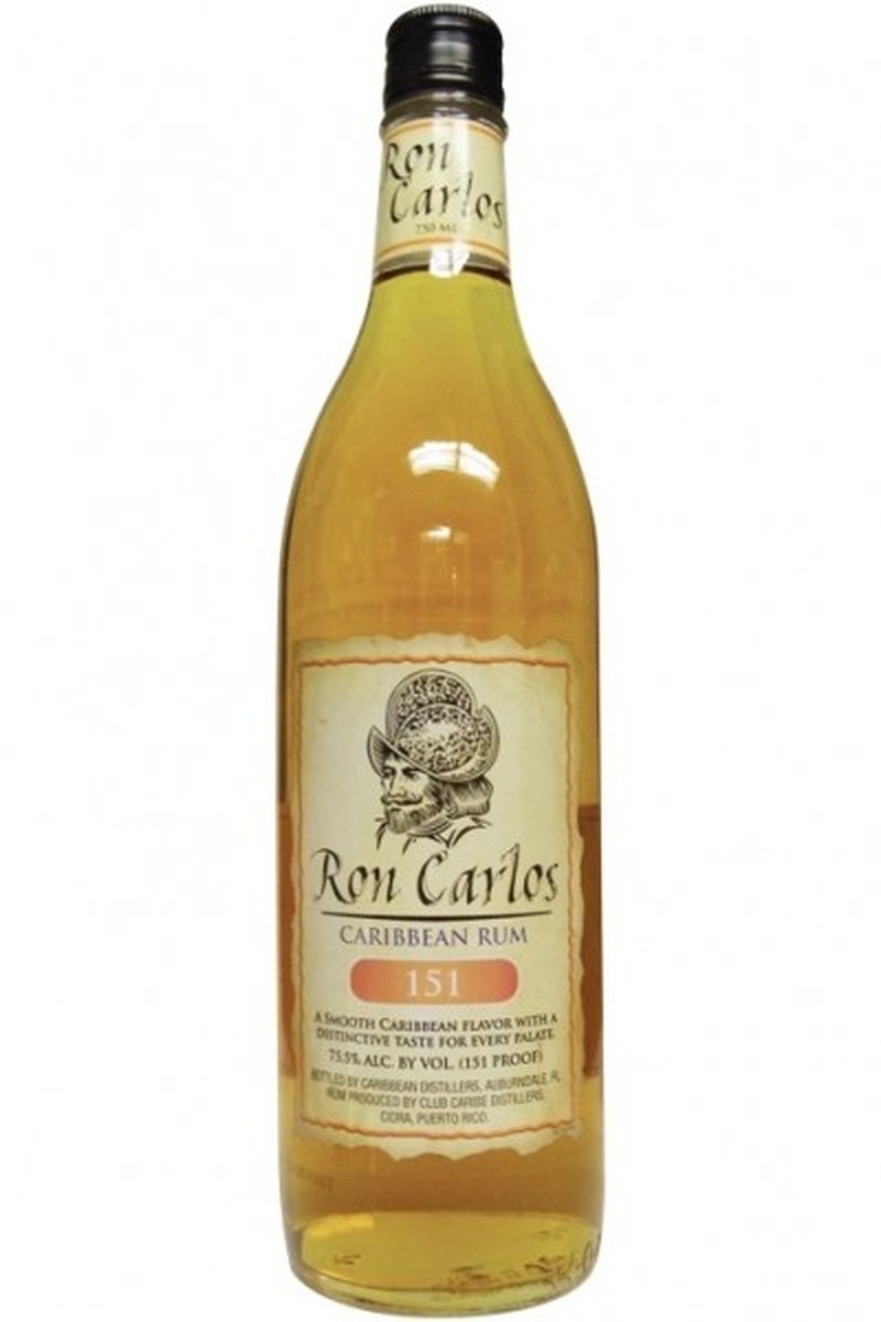 RON CARLOS GOLD 151 750 ML