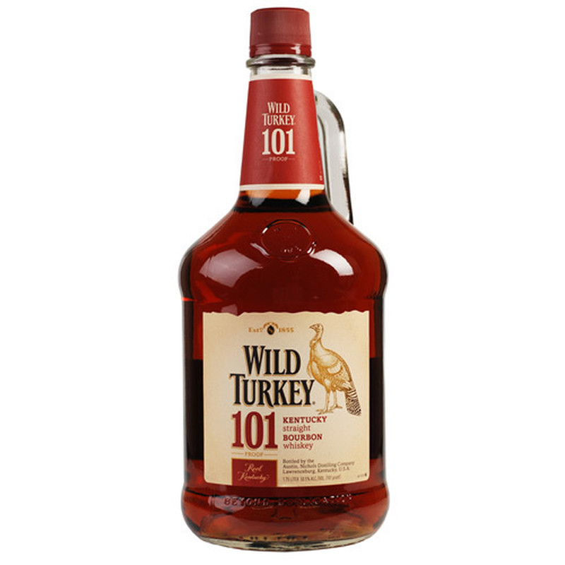 WILD TURKEY 101 BOURBON WHISKEY  1.75L