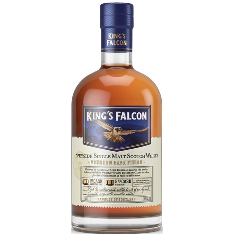 KING'S FALCON CASK FINISH SINGLE MALT 750ML