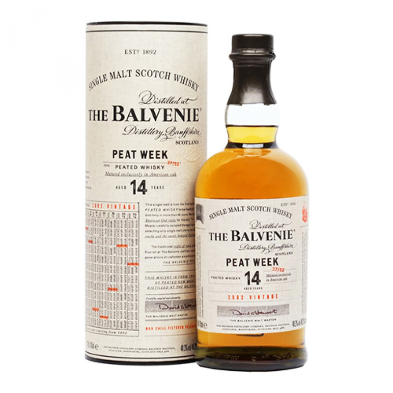 THE BALVENIE 14 YEARS PEAT WEEK BARREL  750ml