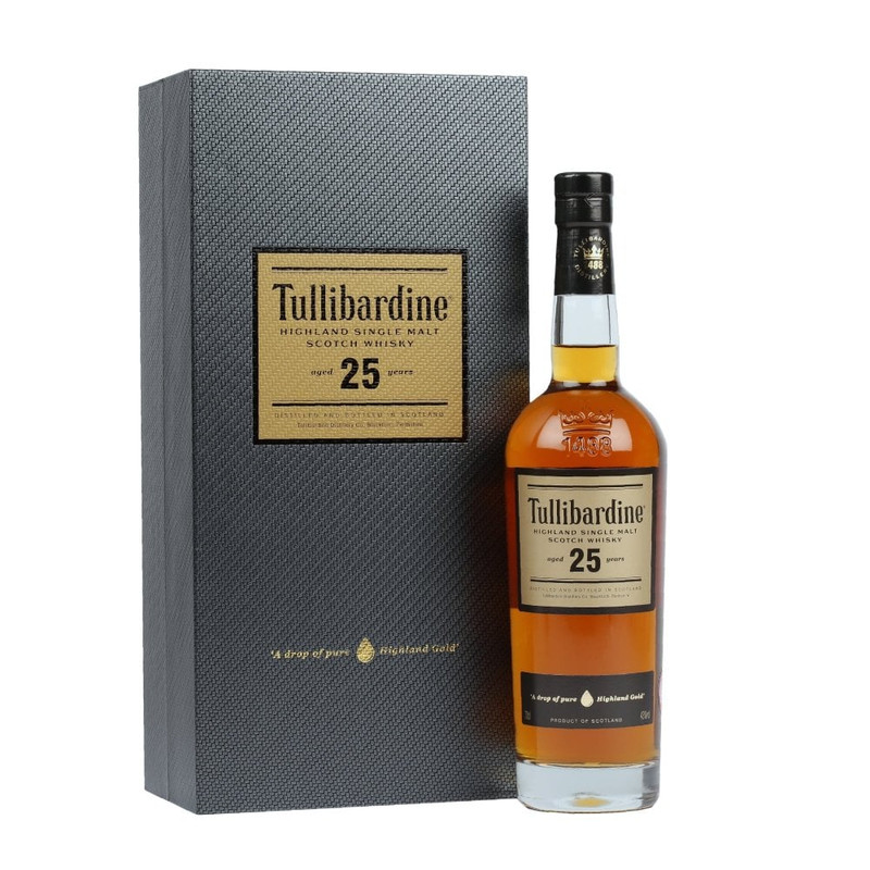 TULLIBARDINE 25 YRS SINGLE MALT 750ML