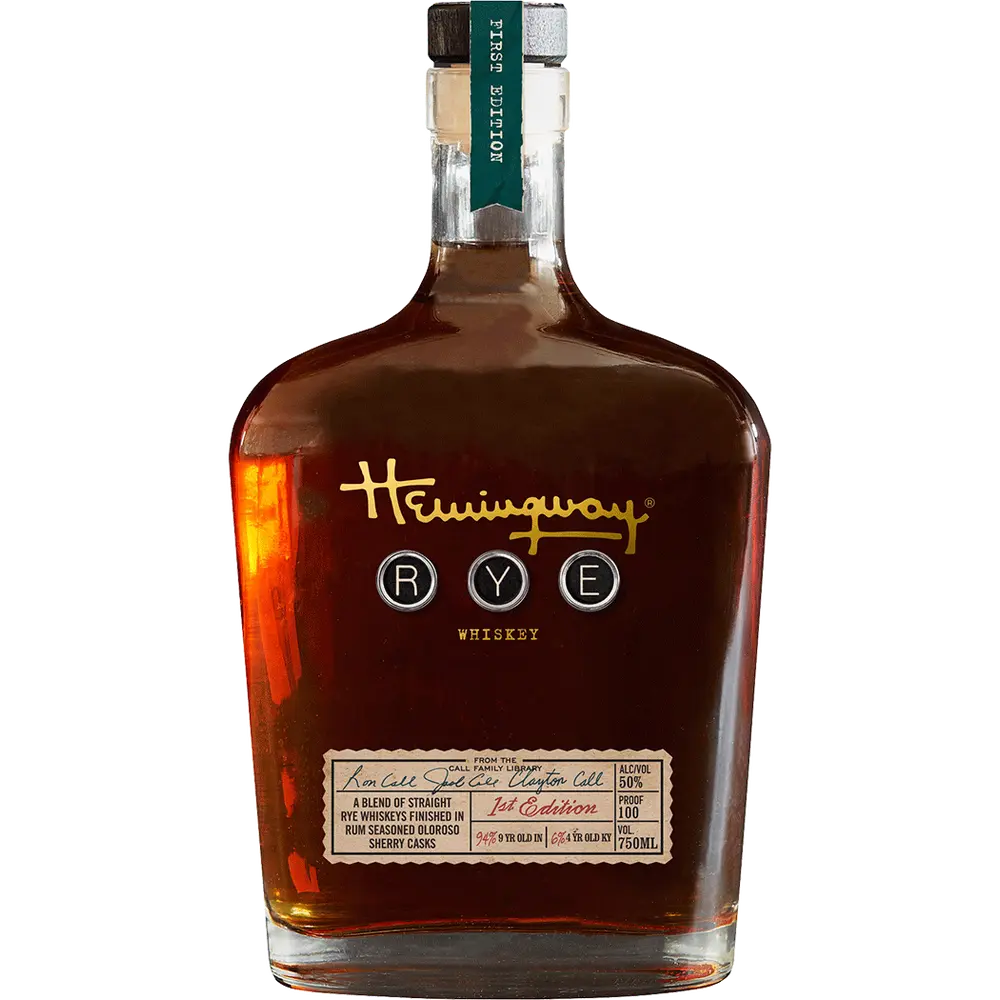 HEMINGWAY RYE WHISKEY 1ST EDITION 100 PROOF 750ML