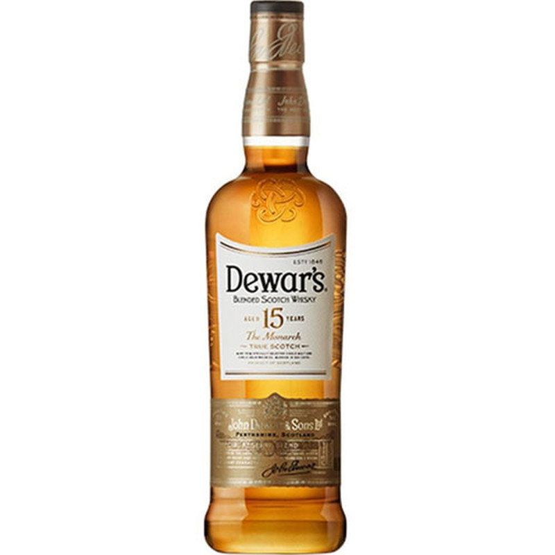 DEWAR'S BLENDED WHISKEY  15 YEARS 750ml