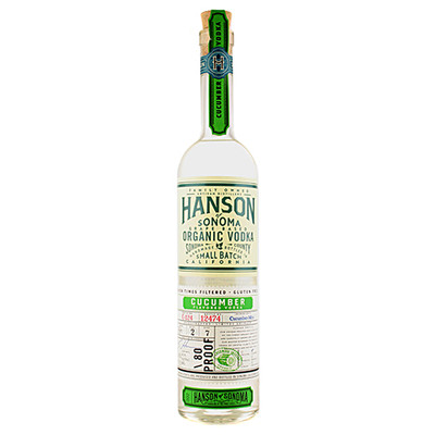 HANSON ORGANIC VODKA CUCUMBER 750ml