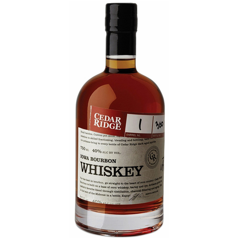 CEDAR RIDGE IOWA BOURBON 750ml