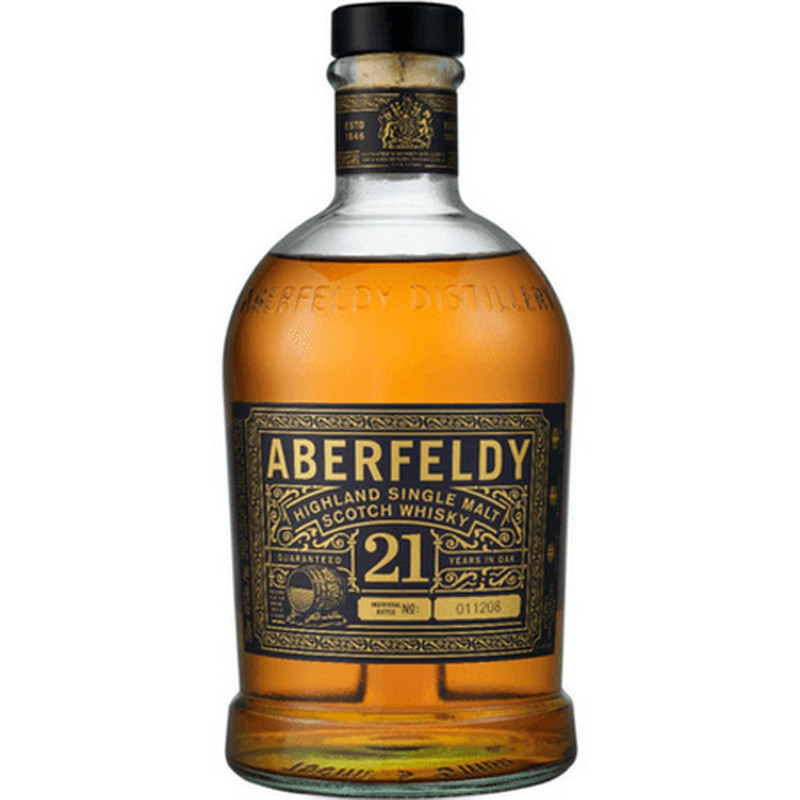 ABERFELDY 21 YEARS SINGLE MALT SCOTCH WHISKEY 750ml