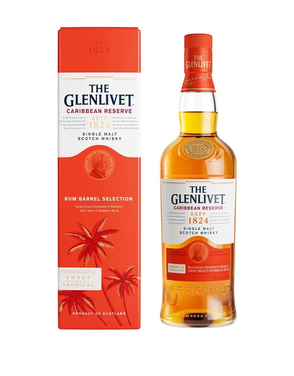 THE GLENLIVET CARIBBEAN RESERVE 750ML