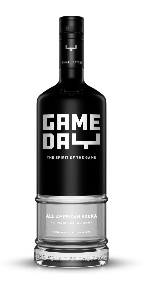 GAMEDAY VODKA  BLACK  750ML