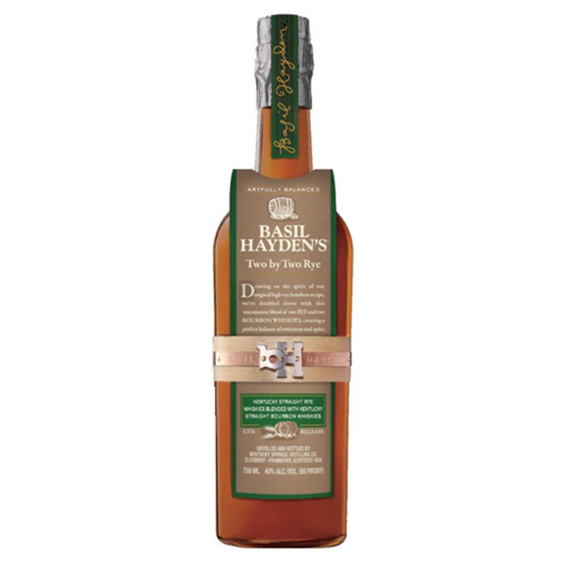 BASIL HAYDENS TWO BY TWO RYE WHISKEY 750ml