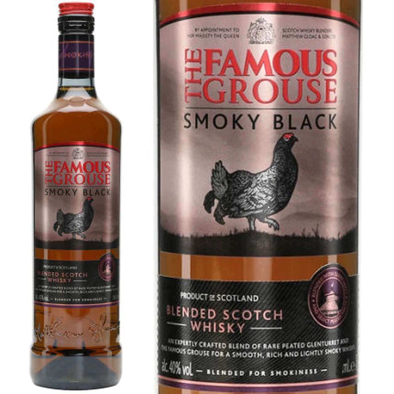 THE FAMOUS GROUSE SMOKY BLACKK 750ML