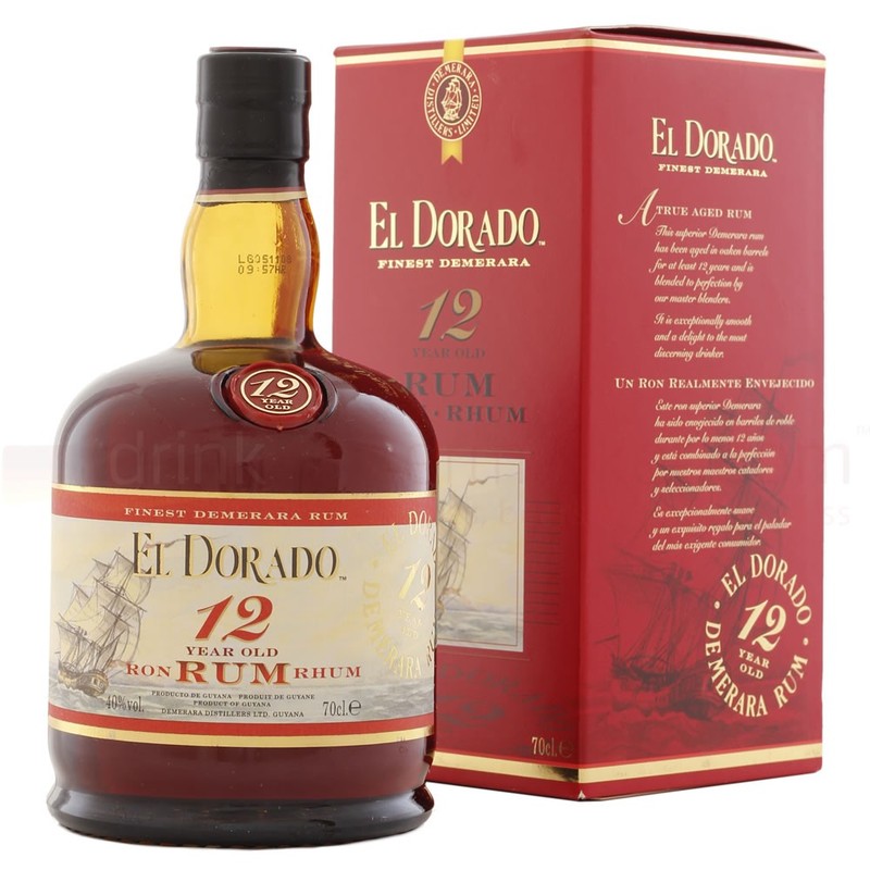 EL DORADO 12 YRS RUM 750ml