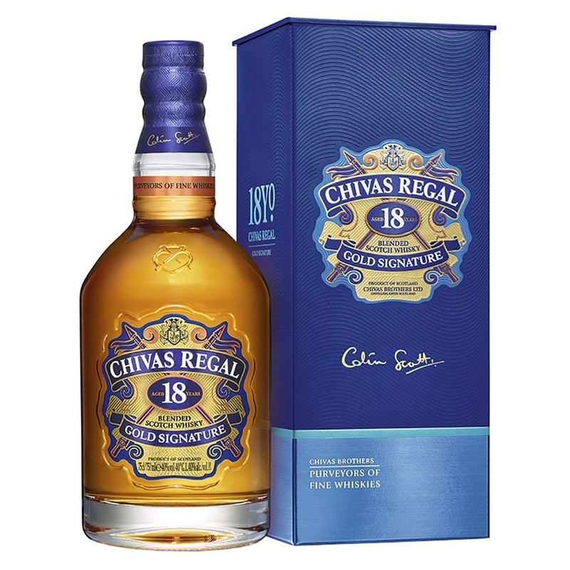 CHIVAS REGAL 18 YEARS GOLD SIGNATURE 750ml