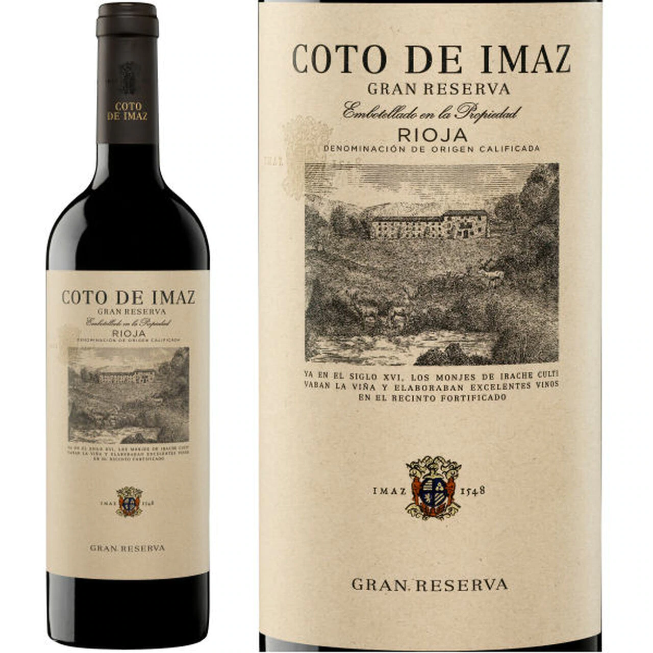 EL COTO IMAIZ GRAN RESERVA  RIOJA 2012  750ML