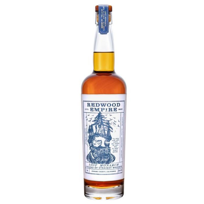 REDWOOD EMPIRE LOST MONARCH A BLEND OF STRAIGHT WHISKEY 750ML