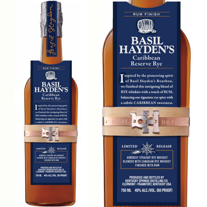 BASIL HAYDEN'S CARIBBEAN RESERVE RYE LIMITED RELEASE 750ML