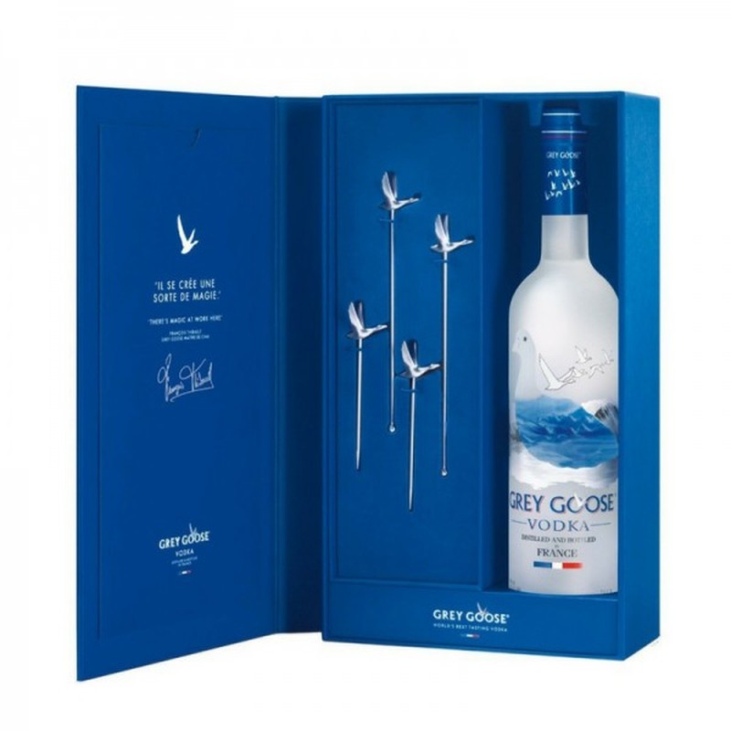 GREY GOOSE VODKA GIFT SET 750ml