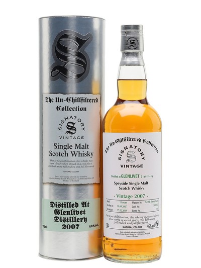 SIGNATORY VINTAGE GLENLIVET DISTILLERY 2007 14 YRS WHISKY 750ML