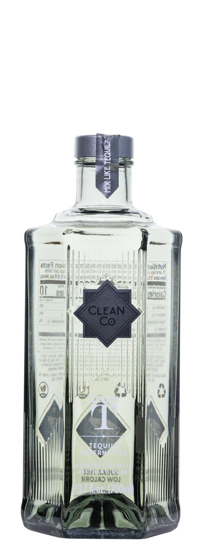 CLEAN CO TEQUILA  ALTERNATIVE  NON ALCOHOLIC 750ML