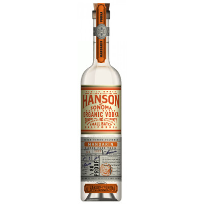 HANSON ORGANIC  VODKA MANDARIN 750ML