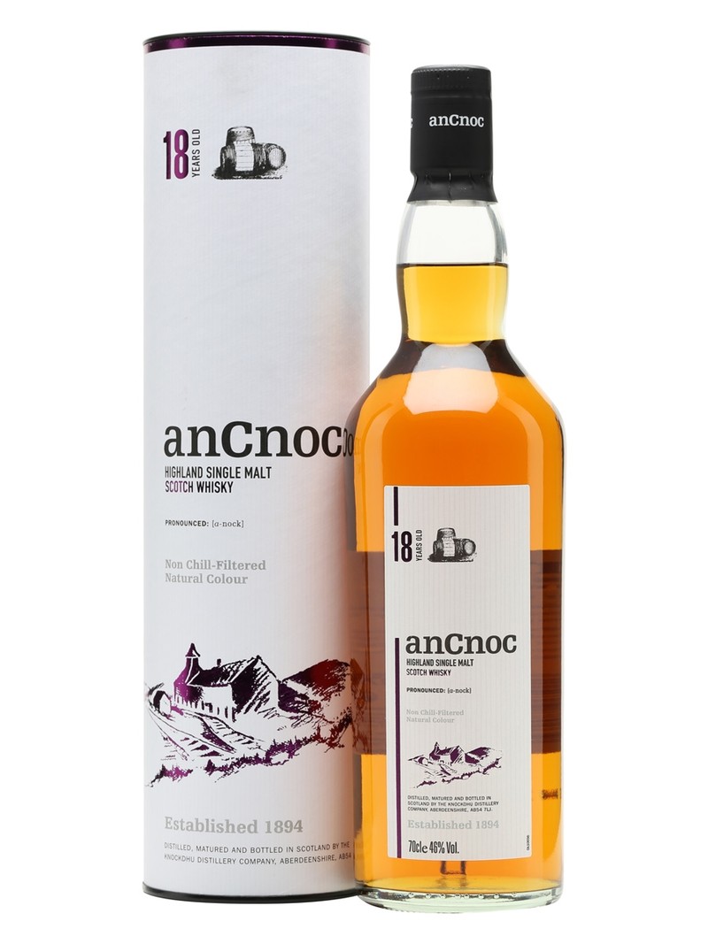 ANCNOC HIGHLAND SINGLE MALT 18 YRS