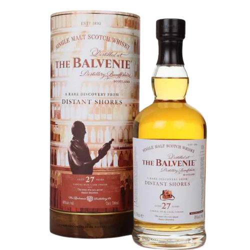 THE BALVENIE 27 YRS DISTANT SHORES RUM CASK WHISKY 750ML