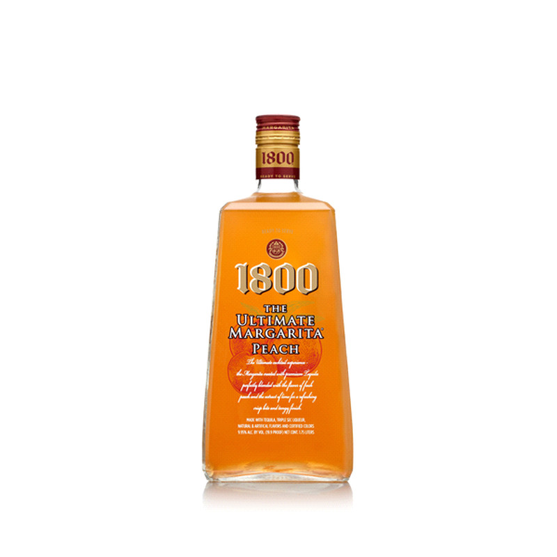 1800 THE  ULTIMATE  MARGARITA PEACH  1.75L