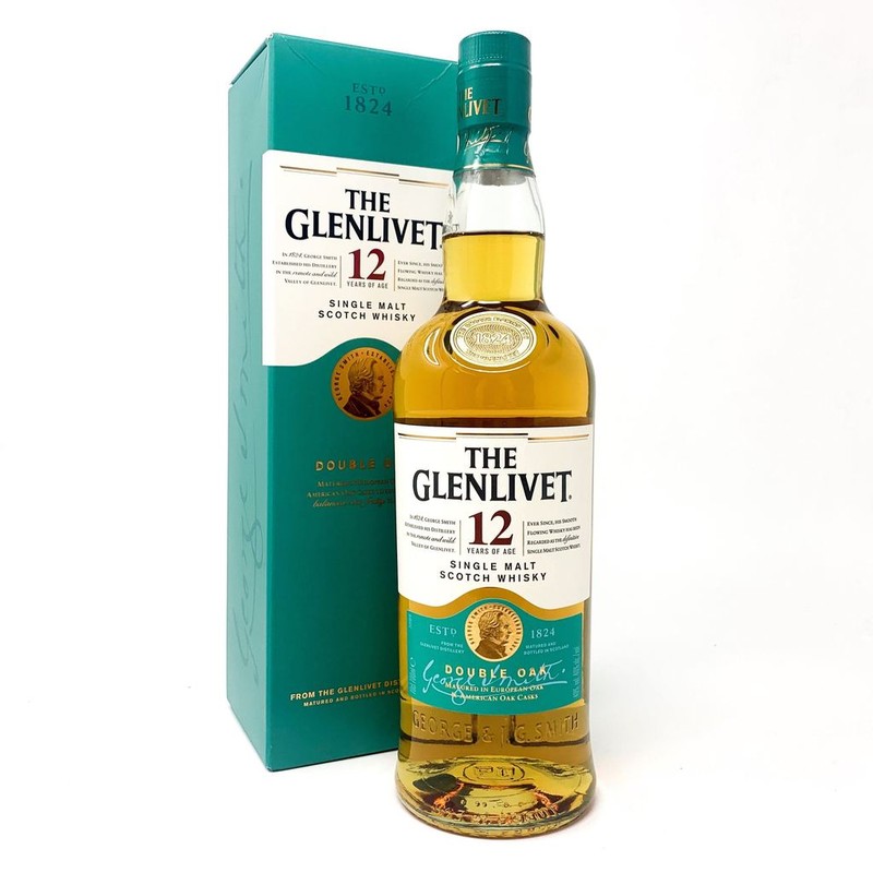 THE GLENLIVET 12 YRS DOUBLE OAK SINGLE MALT 750ML