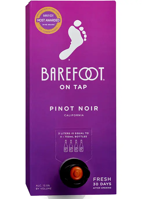 BAREFOOT ON TAP PINOT NOIR 3L Box