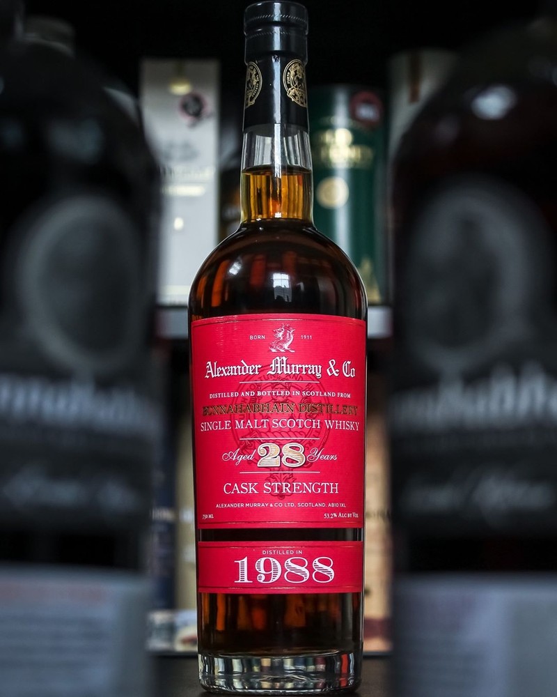 ALEXANDER MURRAY & CO BUNNAHABHAIN 28 YRS SGLE MALT 750ML