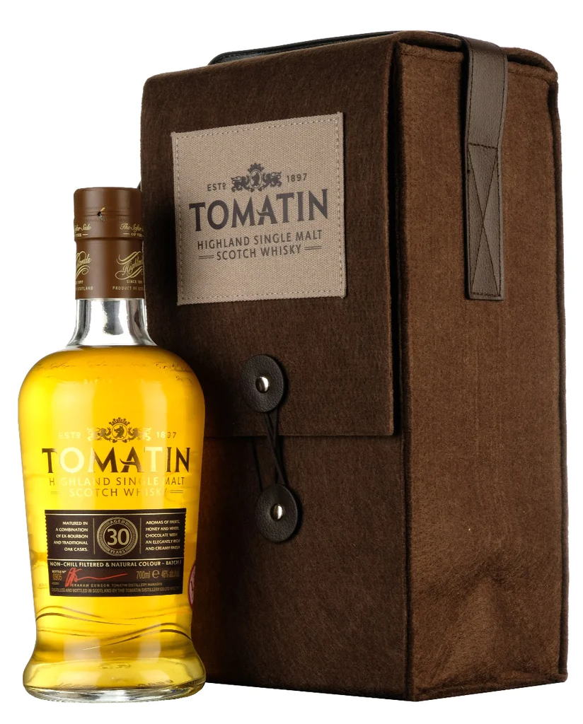 TOMATIN 30 YR HIGHLAND SINGLE MALT SCOTH WHISKY 750ML