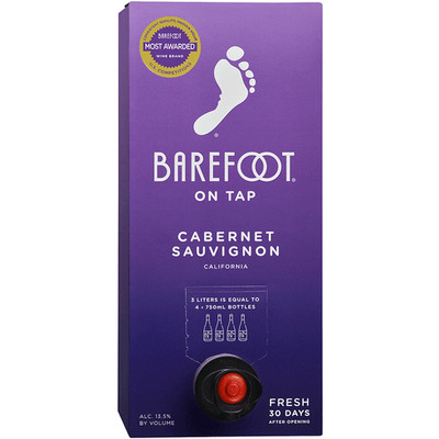 BAREFOOT ON TAP CABERNET SAUVIGNOG 3L